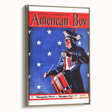 Vintage Magazine Cover Art - American Boy July 1936 Mosquito Fleet