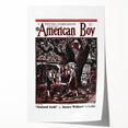 Vintage Magazine Cover Art - American Boy July 1937 Stained Gold