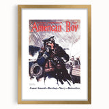 Vintage Magazine Cover Art - American Boy March 1938 Coast Guard