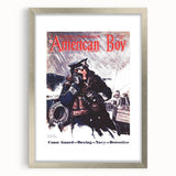 Vintage Magazine Cover Art - American Boy March 1938 Coast Guard