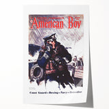 Vintage Magazine Cover Art - American Boy March 1938 Coast Guard