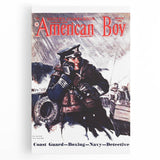 Vintage Magazine Cover Art - American Boy March 1938 Coast Guard