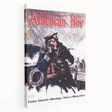 Vintage Magazine Cover Art - American Boy March 1938 Coast Guard
