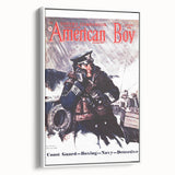 Vintage Magazine Cover Art - American Boy March 1938 Coast Guard