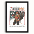Vintage Magazine Cover Art - American Boy November 1931 Ball Carrier