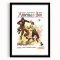 Vintage Magazine Cover Art - American Boy October 1933 Football