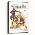 Vintage Magazine Cover Art - American Boy October 1933 Football