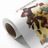 Vintage Magazine Cover Art - American Boy October 1933 Football