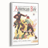 Vintage Magazine Cover Art - American Boy October 1933 Football