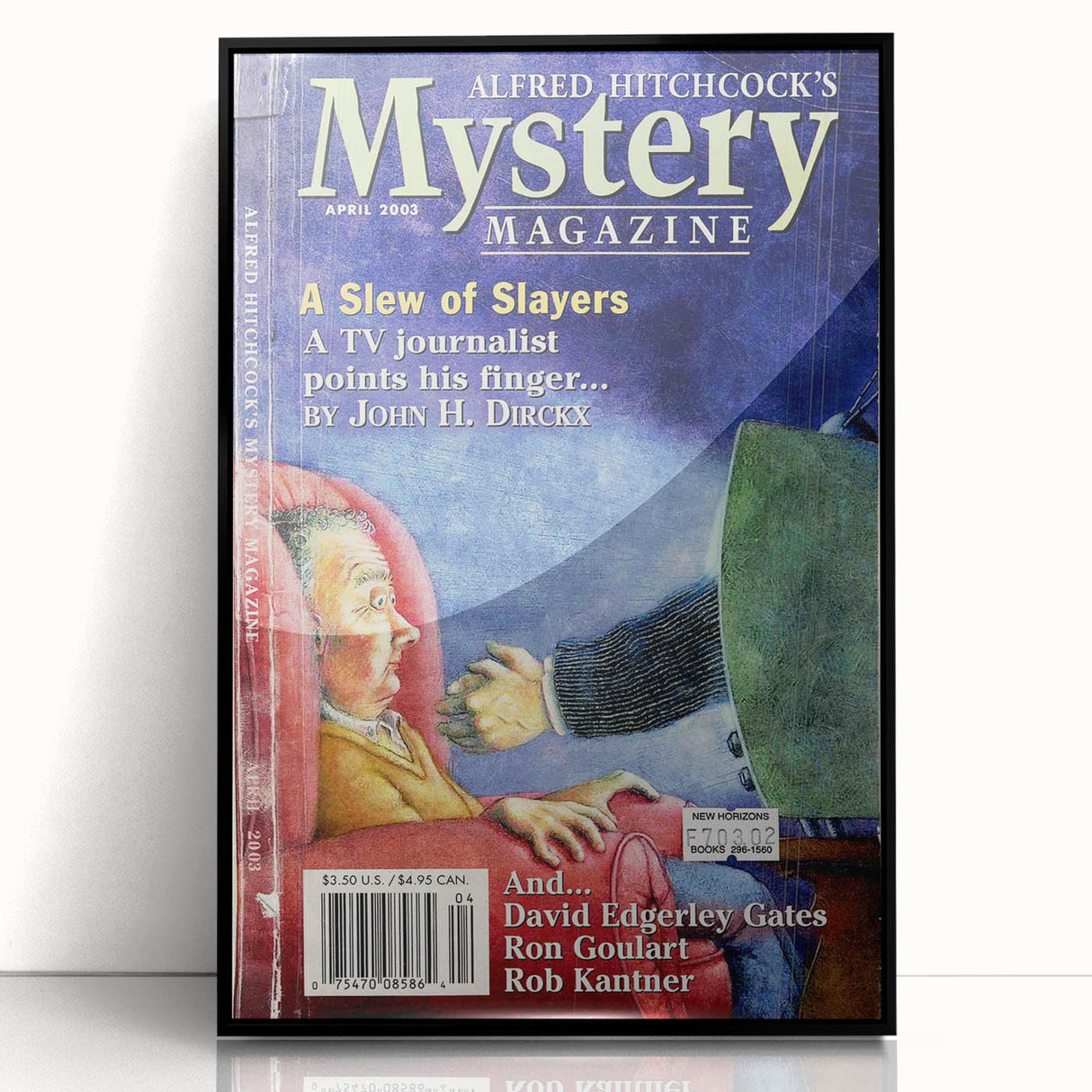 Vintage Magazine Cover Art - Alfred Hitchcock’s Mystery Magazine