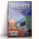 Vintage Magazine Cover Art - Alfred Hitchcock’s Mystery Magazine
