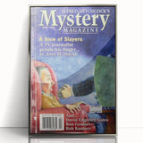 Vintage Magazine Cover Art - Alfred Hitchcock’s Mystery Magazine