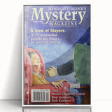 Vintage Magazine Cover Art - Alfred Hitchcock’s Mystery Magazine