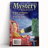 Vintage Magazine Cover Art - Alfred Hitchcock’s Mystery Magazine