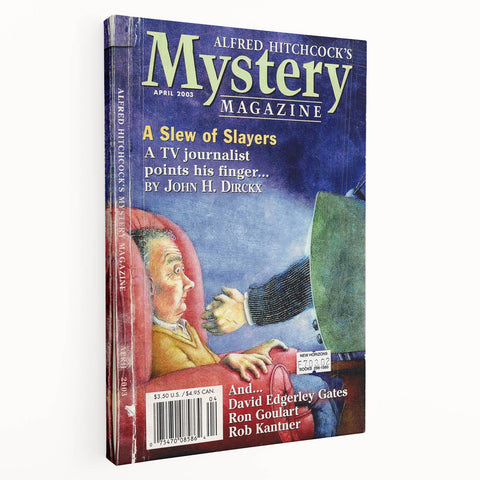 Vintage Magazine Cover Art - Alfred Hitchcock’s Mystery Magazine