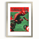 Vintage Magazine Cover Art - American Boy October 1936 Trouble on the Snaffle