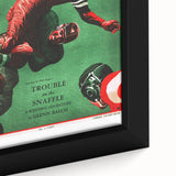 Vintage Magazine Cover Art - American Boy October 1936 Trouble on the Snaffle