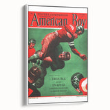 Vintage Magazine Cover Art - American Boy October 1936 Trouble on the Snaffle