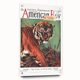 Vintage Magazine Cover Art - American Boy September 1930 Tiger Teaches