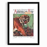 Vintage Magazine Cover Art - American Boy September 1930 Tiger Teaches