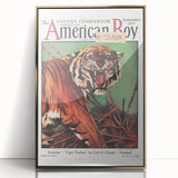 Vintage Magazine Cover Art - American Boy September 1930 Tiger Teaches