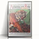 Vintage Magazine Cover Art - American Boy September 1930 Tiger Teaches