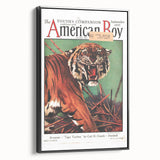 Vintage Magazine Cover Art - American Boy September 1930 Tiger Teaches