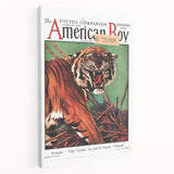 Vintage Magazine Cover Art - American Boy September 1930 Tiger Teaches