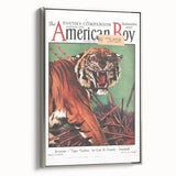 Vintage Magazine Cover Art - American Boy September 1930 Tiger Teaches