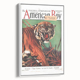 Vintage Magazine Cover Art - American Boy September 1930 Tiger Teaches