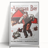 Vintage Magazine Cover Art - American Boy September 1937 Six-Man Football