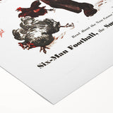 Vintage Magazine Cover Art - American Boy September 1937 Six-Man Football