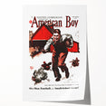 Vintage Magazine Cover Art - American Boy September 1937 Six-Man Football