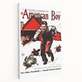 Vintage Magazine Cover Art - American Boy September 1937 Six-Man Football
