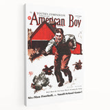 Vintage Magazine Cover Art - American Boy September 1937 Six-Man Football