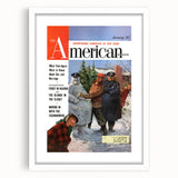 Vintage Magazine Cover Art - The American Magazine January Edition