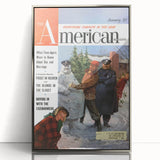 Vintage Magazine Cover Art - The American Magazine January Edition