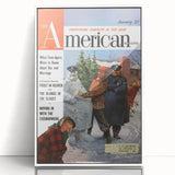 Vintage Magazine Cover Art - The American Magazine January Edition