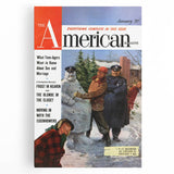 Vintage Magazine Cover Art - The American Magazine January Edition