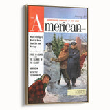 Vintage Magazine Cover Art - The American Magazine January Edition