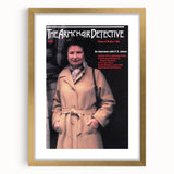 Vintage Magazine Cover Art - The Armchair Detective, 1986