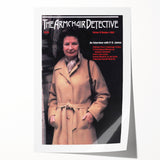 Vintage Magazine Cover Art - The Armchair Detective, 1986