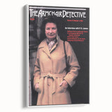 Vintage Magazine Cover Art - The Armchair Detective, 1986