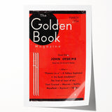 Vintage Magazine Cover Art - The Golden Book, March 1934