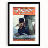 Vintage Magazine Cover Art - The Popular Magazine, Feb 1921