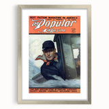 Vintage Magazine Cover Art - The Popular Magazine, Feb 1921
