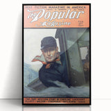 Vintage Magazine Cover Art - The Popular Magazine, Feb 1921