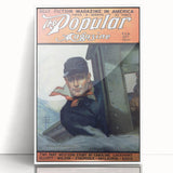 Vintage Magazine Cover Art - The Popular Magazine, Feb 1921