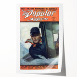 Vintage Magazine Cover Art - The Popular Magazine, Feb 1921