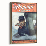Vintage Magazine Cover Art - The Popular Magazine, Feb 1921
